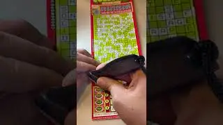 BIG WIN on a single $30 NJ&rsquo;s Colossal Crossword scratcher🏆 #win #lottery #shorts
