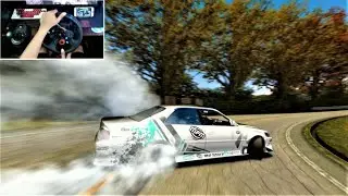 Ek Tsukuba JZX-100 Uphill Drift!!! -  Assetto Corsa | Logitech Gameplay