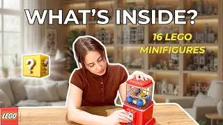 I Opened ALL 16 LEGO Minifigures From The Vending Machine 😳
