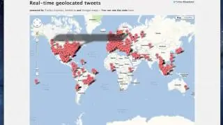 Geo-located global tweets