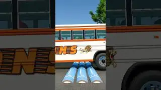 City Bus vs Speed bumps | BeamNG Drive #shortvideo #beamngdrive #simulation #india #bus #speedbumps