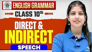 English Grammar | Class 10th English Direct & Indirect Speech | UP Board Exam 2026 | Roshni Ma'am
