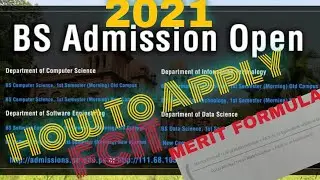 How to apply online For PUCIT |FCIT|. How to calculate aggregate |Merit formula| Documents required