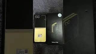 *Samsung Flip 6 (PTA Approved)*Official Tax Duty Paid12/512GBWarranty : 11 Months Yellow Colour