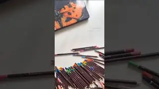 Showcaseing my colored pencils! Art vlog no.1