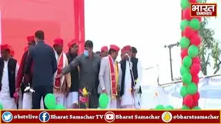 Hathras में हुआ अखिलेश का भव्य स्वागत, रैली की भीड़ देख आप भी पड़ जायेगें हैरत में !