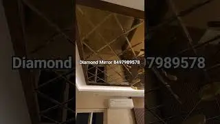 Brow Diamond Mirror| No 1 Design #mirror #diamond #homedecor #ceiling #hyderabad #shorts #letest