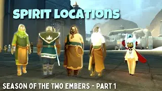Spirit Locations from the Season of the Two Embers - Part 1 | Sky: Children of the Light