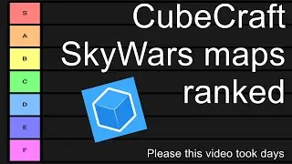All CubeCraft skywars maps ranked
