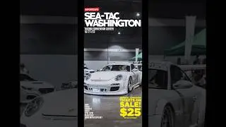 1 week till import expo in Tacoma. Come stop by! #illumindustries #licenseplate #carshow #porsche911