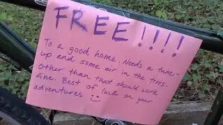 Found Free Bike! Pushed It Over 2 Miles Home...Running