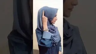 Add volume to your hijab 🧕 | how to add volume to hijab #youtubeshorts #shorts #hijabi Subscribe🔔