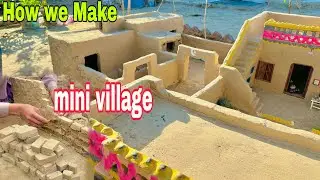 First makkan in Mini Village How to build  Hand made