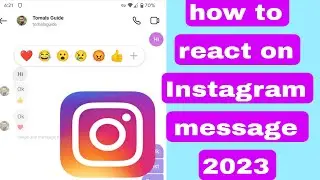 how to react on Instagram message | Instagram message reaction 2023 | Instagram message react