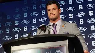 Syracuse TE Dan Villari 2025 ACC Kickoff Media Day