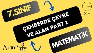7.SINIF MATEMATİK MEB ÇIKMIŞ SORULAR / Çemberde Alan ve Çevre part 1