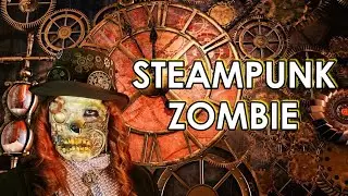 Mechanical Monstrosity: Steampunk Zombie SFX Makeup Tutorial Using Cotton & Liquid Latex