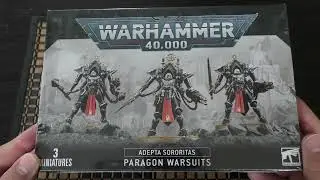 Sisters of Battle - Paragon Warsuits - Unboxing (WH40K)
