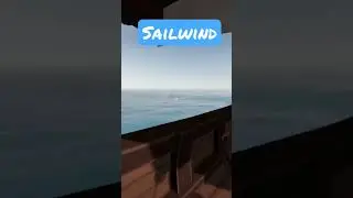 Porthos&rsquo; first wave! Immersive Sailing Simulator. Sailwind #sailing #gaming #sailwind #boat #sail