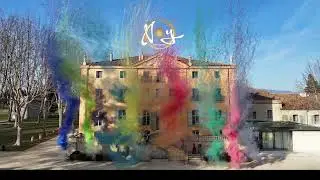 SHOOTING PHOTO VIDEO FUSEES DE COULEURS CHATEAU FONSCOLOMBES PUY SAINTE REPARADE