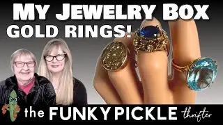 MORE Real Gold Finds from Thrift Stores and Yard Sales! PLUS My Mom's RING Collection