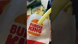 ポテトフライをバーガーキングで食べても良いということをセットメニューでしることになる　#shorts #バーガーキング #ポテトフライ