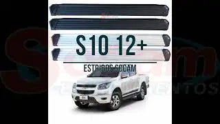 Instalaci&oacute;n Estribo Chevrolet S10 12+  - Socam Equipamientos 4x4