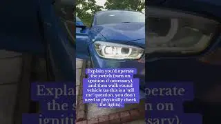 UK Driving Test show me tell me questions part 7 #driving #drivingfails #parking #parallel #shorts