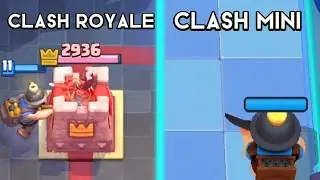 Miner in Clash Royale V.S. Clash Mini