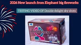 New launch Doubledelight from Indian National Fireworks elephant big fireworks 1st youtube video