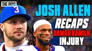 Josh Allen Talks About The Buffalo Bills Initial Reaction To Damar Hamlin's Injury