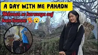 पहाडों का ये काम पूरी सर्दी खत्म ही नहीं होता है..😓😯🏔️ // Day 9 //Life with me phadan // full vlog//