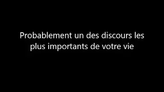[Voix Fran&ccedil;aise] Le discours le plus important de votre vie - Gary Yourofsky