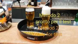 Spilling Beer - KNIFE TEST -Reaction to a wrong method.Spillatura birra