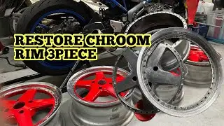 CARA AKU KILAT CHROOM BIBIR RIM | PROJET RESTORE 3PIECE SPORT RIM