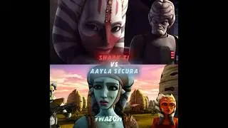 Shaak Ti vs Aayla Secura | #starwars #starwarsedit #vsedit #edit #jedi #clonewars #fyp #viralvideo