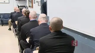 Mayor Barry Congratulates New Officers