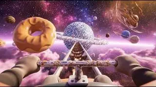 [AI ASMR] POV: Roller Coaster Through Worlds Made of Dessert 🍩🍫🍦