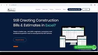 Best Construction Software for Civil Engineers www.sq-feet.com | Estimation, BOQ & Billing