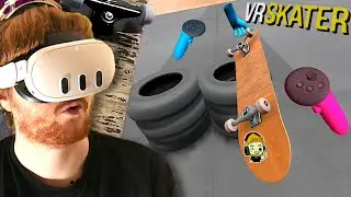 Skateboarding in VR is Strange | VR Skater SL Meta Quest 3
