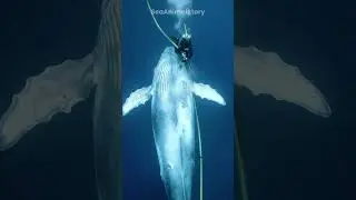 Satisfying underwater Spa Day for a whale. #oceanrelaxation #oceanrescue #cinematicrescue