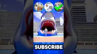 Monster Shark Attack Challenges🦈 Indian Gt5 Vs Ita Vs Ibd3d💥 #shorts #indianbikedriving3d #viral