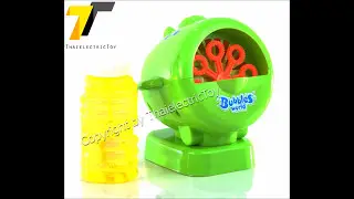 เครื่องเป่าฟองสบู่ แถมน้ำยาให้ 1 ขวด ราคา 250 บาท
