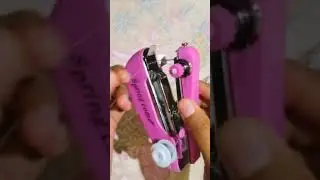 Mencoba Mesin Jahit Mini, pertama berhasil selanjutnya...🤔🤔🤣🙄 #Shorts