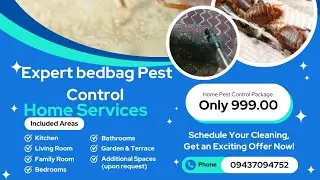 Bedbag Tretment Spray in Bedroom with Metres ! Jagannath Pest Control Services Bhubaneswar 