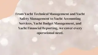 Yacht Management