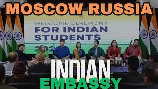 VLOG -TOUR OF INDIAN EMBASSY MOSCOW 🇷🇺🇮🇳#russia #mbbsabroad #neet2024