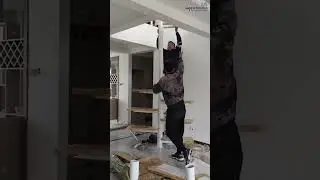 Fabrication of Floating Stairs #shorts #floatingstairs #staircasedesign #ssinteriors