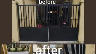 old swing gate convert to automatic sliding gate (part 1)