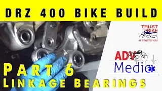 Suzuki DR-Z400 Build - Part 6 - How to Replace the Shock Linkage Bearings